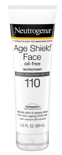 Neutrogena Age Sheige best face sunscreen for adults over 40